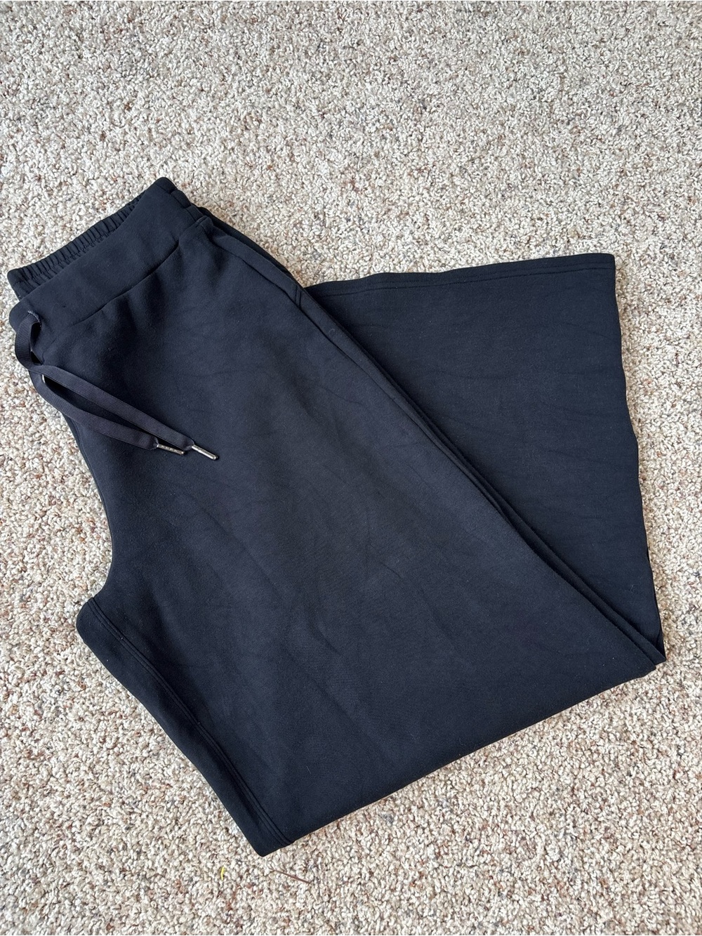 SPANX Air Essentials Wide Leg Pants Black Size L - Picture 6 of 6